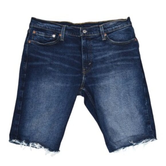 Levi’s 511 Denim Shorts W33 Cutoff Raw Hem Vintage - Picture 1 of 8
